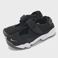 Nike 休閒鞋 Air Rift BR 運動 女鞋 忍者鞋 魔鬼氈 流行 球鞋 黑 白 848386001 848386-001 22cm BLACK/WHITE