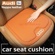 Audi A4 A3 A5 Car seat cushion seat cover high quality Nappa leather Breathable punched memory foam 