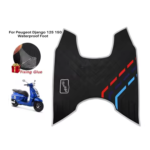 Motorcycle Foot Pad For Peugeot Django 125 150 Waterproof Foot Pedal Pad Cover