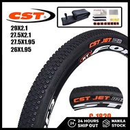 【Tire +Interior +Repair Kit】 CST C-1820 Bike Tire Bicycle Tyre 26 27.5 29 inch 26*1.95 2.1 40-65 PSI