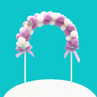 Topper Kue Awan Unicorn Pink Biru Ungu Kapas / Cake Topper Decoration Cake Happy Birthday Cloud Unic
