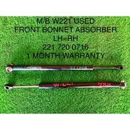 MERCEDES BENZ W221 FRONT BONNET ABSORBER  (PRICE FOR 2PCS) 2217200716