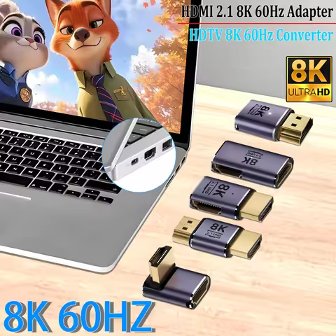 UHD 8K HDMI-compatible Extender Adapter HDMI 2.1 8K 60Hz Converter HDMI to HDMI for PC Laptop HDTV M