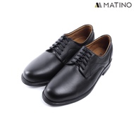 MATINO SHOES รองเท้าชายคัทชูหนังแท้ รุ่น MC/B 5007 - BLACK