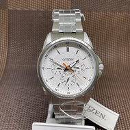 [Original] Citizen AG8340-58A Quartz Silver Stainless Steel Men Formal Watch