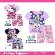 Ailubee Girl Casual Wear - Age 3-7Y Kids 3 to 7 year old Ailubee Kids Set Short Sleeve Short Pant N5