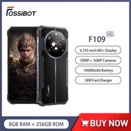 【24h Free ship selangor】Fossibot F109 5G Rugged Smartphone Android 14 Dual Display 8GB+256GB Mobile 