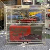 Mini GT Nissan Skyline GT-R R32 Red Pearl w/ BBS LM WHEEL