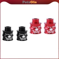 [PETSOLA] Bike Hub Front Tube Shaft Conversion Seat Adapter 74 to100mm Extension