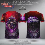(YUEDA)New AKP 1973 t shirt for men 53rd Anniversary T-shirt Full sublimation short-sleeved T-shirt 