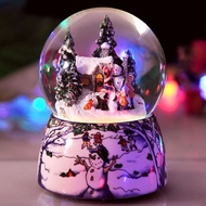 Christmas Theme Snow Globe Music Box Musical Snow Globe Ornament