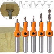 Jgzui 8mm 5 PCS - JGZ5 Router Bit Hole Saw Drill Bit Hole Saw Drill Bit