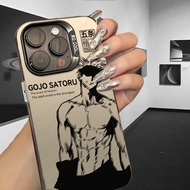 Abs Gojo Gojo Go Apple 16promax Phone Case iPhone15/14/13 Shock-resistant 12 Colorful Silver Hard Ca