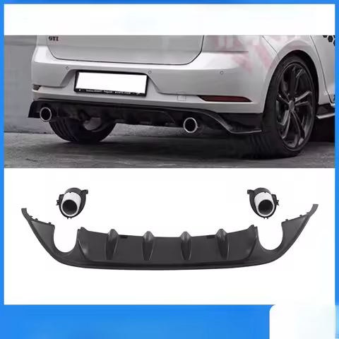 Suitable for Volkswagen Golf 7 / 7GTI modification upgrade TCR rear lip body kit, spoiler diffuser