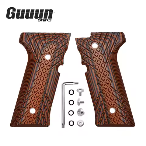 Guuun G10 Grips for Beretta M9A3 & Beretta 92 Vertec, Crosshatch Texture