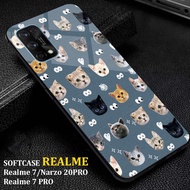 Realme 7 Auto Case Motif [CAT] Latest Realme 7 Case hp Casing hp Softcase Glossy Hardcase 2D Glossy 