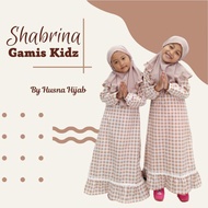 [HUSNA COLLECTION] Children's Gamis Shabrina Children's Gamis/ Checkered Gamis/