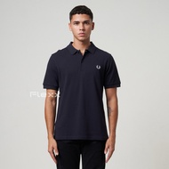 Fred Perry Embroidered Logo NavyPOLO Shirt