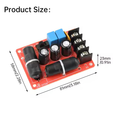 200W DIY Speaker Divider Module Pure Bass Subwoofer Crossover Speaker Frequency Divider 40Hz-500Hz