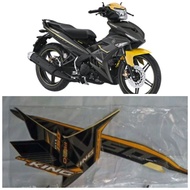 Striping Sticker yamaha mx king 2017 Black Yellow limited