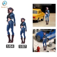 [Dovewill] Mini People Figure Girl Tiny People Simulation Diorama Figure Scene Props Miniature Peopl