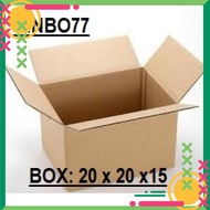 CARTON BOX 20 x 20 x 15 - CHEAP PAPER BOX (1 BOX)
