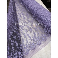 3D SIXQUEEN ROOT EMBORDIER TULLE (price per 1/ 2 meters)