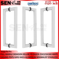 Pull Handle Dekkson deluxe Ph Dl828 25x325x300 White Minimalist Stainless Steel Aluminum Glass Woode