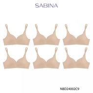 [Online Exclusive] (Set Of 6 Pieces) Sabina Perfect Bra Level 1 Seamless No Underwire Code NBD24002C