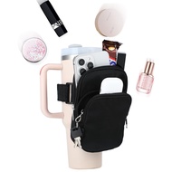 Water Bottle Pouch Compatible with Stanley Cup Quencher Adventure IceFlow Simple Modern with Handle 