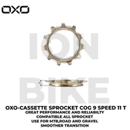 Cog Oxo 9 Speed 11T Gear Gir Sproket 9Sp 11 T Cassette Sprocket Mtb