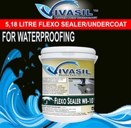 VIVASIL FLEXO SEALER 5L & 18 LITRE Waterproof Matt Roof Primer for Concrete Roofs 1 Coat 0.1L/m2 + 3