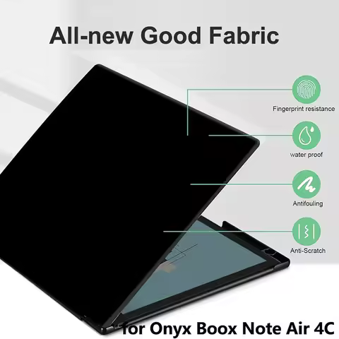 Onyx Boox Note Air 4 C 4C E-Reader Magnetic Protective Case with Smart Pencil Slot