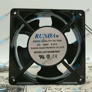 R RUNDA AC12038B380H 380V0.07 A12cm Volt Axis Flow Exhaust Distribution Electric Welding Cabinet Coo