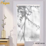 L(85*180CM)Kitchen Bedroom Door Curtain  With Adjustable Curtain Rod Telescopic Stick Langsir Pintu