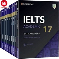 Sách - IELTS Cambridge combo 4 cuốn (từ 14 tới 17) - Academic . Tặng kèm giấy thi IELTS