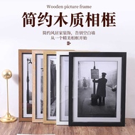 Large Size Simple Wooden Photo Frame Empty Frame 4K8K Poster Picture Frame Mounting A3A4 Wooden Fram