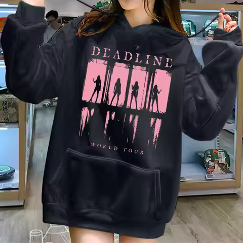 2025 BP Deadline World Tour Hoodie Harajuku Hip Hop Pullover Tops Sweatshirt Gift