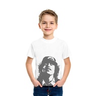 AC DC Brian Johnson ACDC Rock Band T-shirt for Children Aged 2 to 12 Years