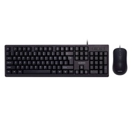 Keyboard +Mouse NUBWO NKM-628 Wired Combo Set คีย์บอร์ดและเมาส์ สีสวย มีภาษาไทย/อังกฤษ