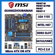 Used ASUS P8H67-V P8H67 ATX &  P8H67-M PRO  H67 Motherboard  INTEL LGA 1155  DDR3 USB3.0 SATA3
