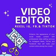 Short/reel video creation services, short videos on YT FB IG