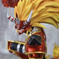 รูปโมเดล Gk Digital Monster Wild Beast Wolf และ Fire Beast Dragon ของเล่นสำหรับตั้งโชว์ ของเล่นที่สร