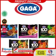 GAGA 100 MI EXTRA PEDAS  Mie Kuah Goreng Jalapeno/Soto/lada Hitam indomie lemonilo mesedap maggi kar