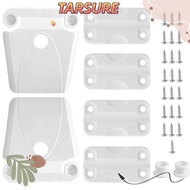 TARSURR 1 Set Cooler Hinge Kit, Plastic Construction Metal Screws Included Latch Replacement Set, Wh