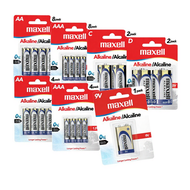 Maxell Alkaline AA / AAA / 9V / C / D Long Lasting Heavy Duty Alkaline Battery (4PCS) (8PCS) LR6 LR0