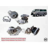 Nissan Urvan Caravan E25 ZD30 3.0L Diesel Engine Water Pump Radiator Fan Clutch 7PK NEW