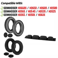 Sennheiser HD660S HD650 HD600 HD580 HD565 HD545 HD535 HD525 HD265 HD58X HD6XX Replacement Earpads an