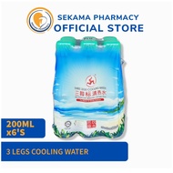 3 LEGS COOLING WATER CLASSIC 200ML X 6'S [EXP: 8/2027]