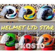 HELMET LTD STAR 14 BINTANG 14 STAR LIMITED EDITION MERAH RED GREEN KURNING YELLOW HITAM BLACK WHITE 